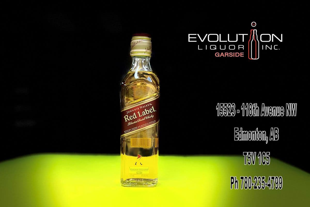 Johnnie Walker Red Label Blended Scotch Whisky 0375G (1 x 375ml Glass Bottle)