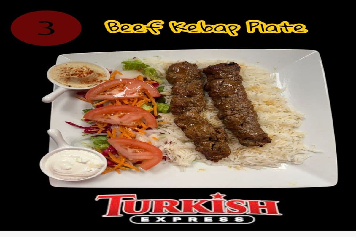 Beef Kebab Plate