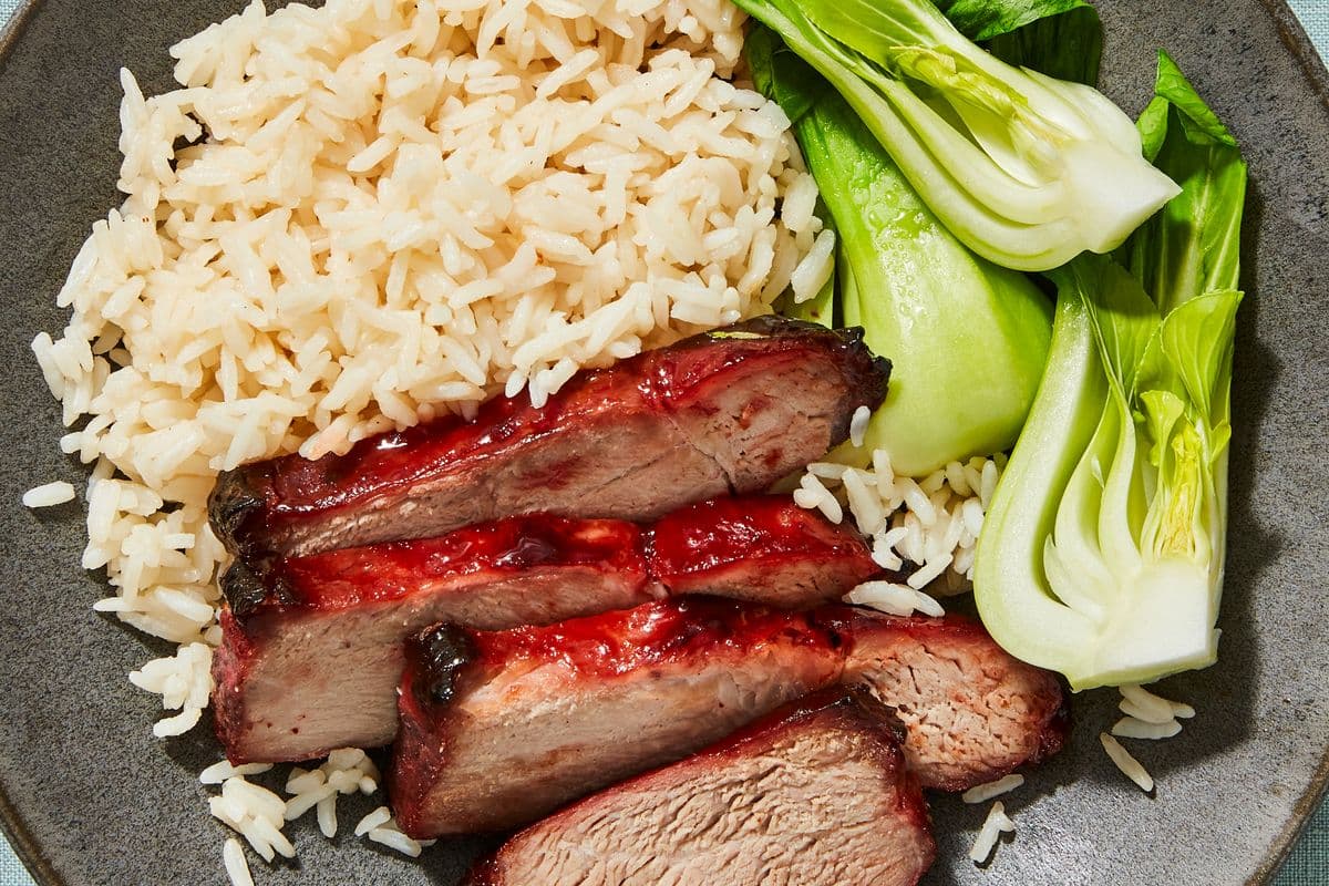 Char Siu (Chinese BBQ pork) with Rice