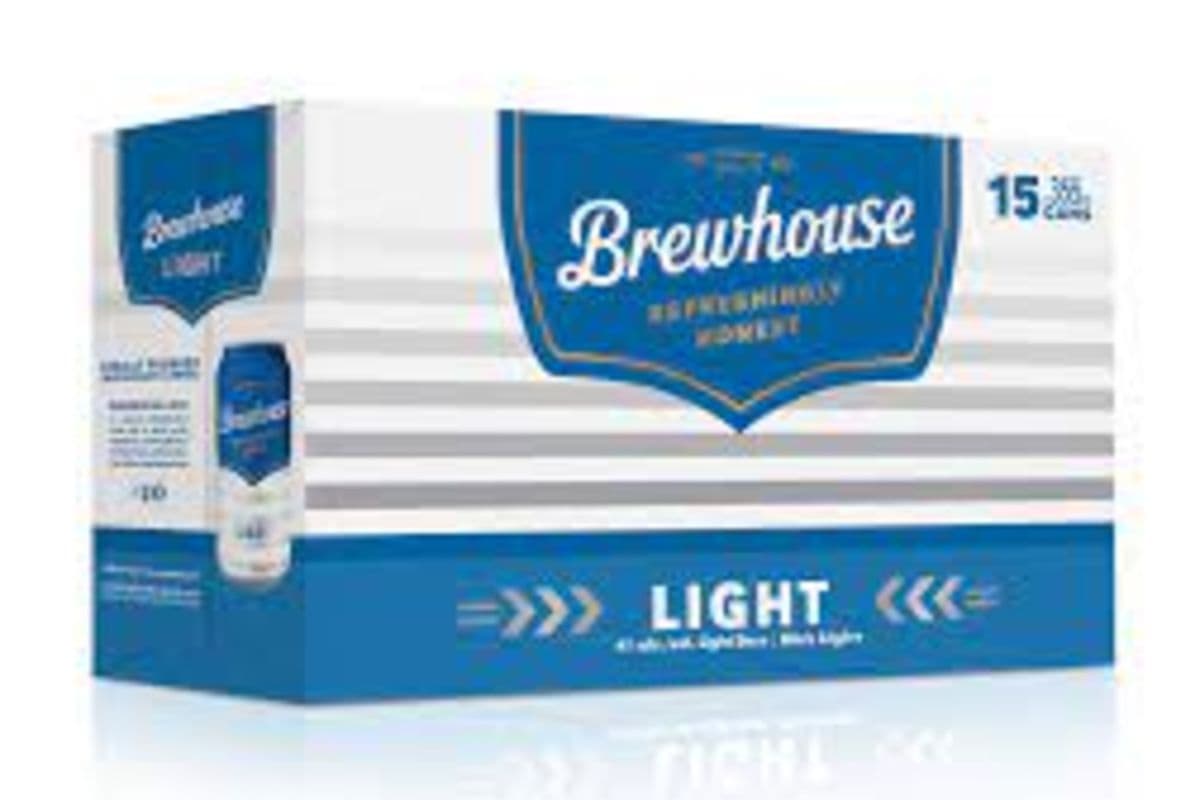 BREWHOUSE LIGHT 15 PACK CANS (15 x 355 ml Cans)
