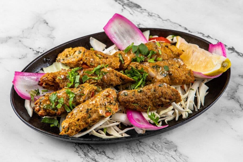 Chicken Malai Sheekh Kabab