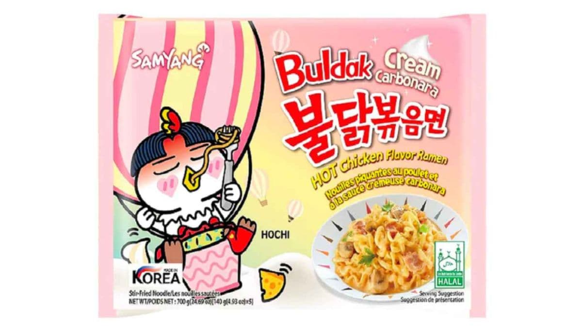 SamYang Buldak CREAM CARBONARA Ramen Soup - KOREA