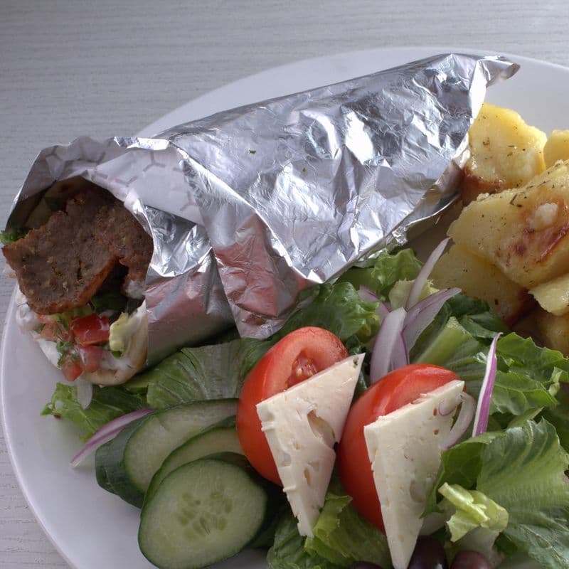 Gyros Assiette / Gyros Pita Plate