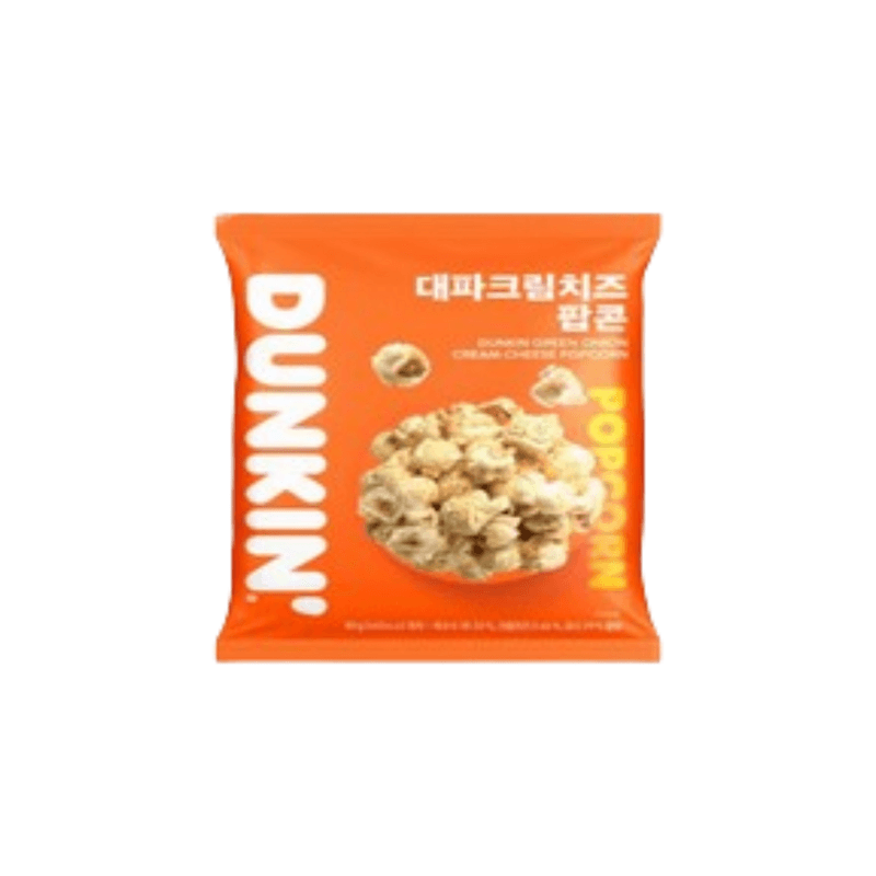 Dunkin Green Onion Cream Cheese Popcorn - South Korea (80g)