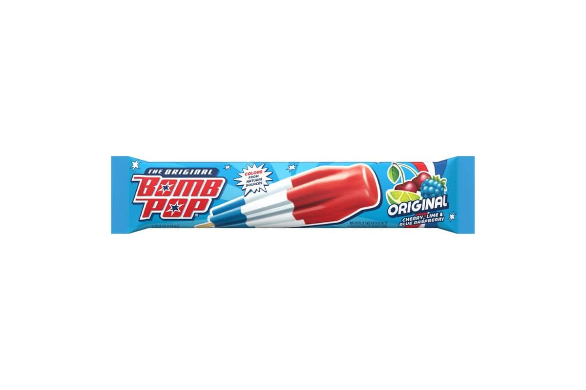 Bomb Pop Original Cherry, Lime & Blue Raspberry (133 ml)