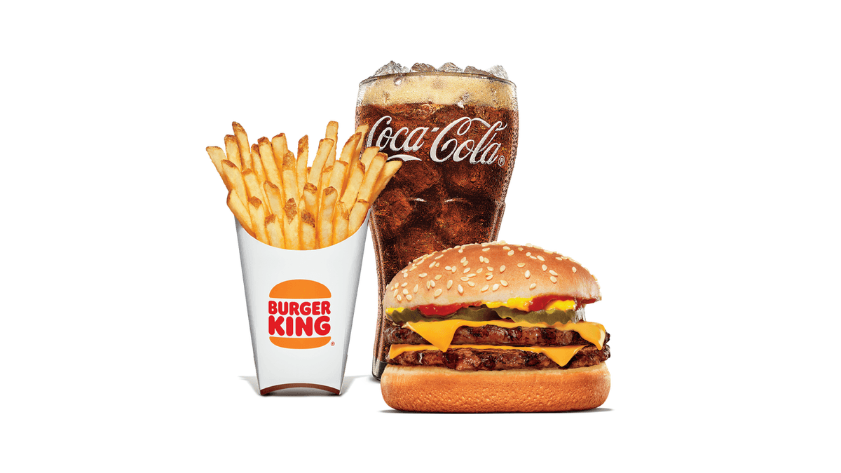 Double Cheeseburger Large Combo