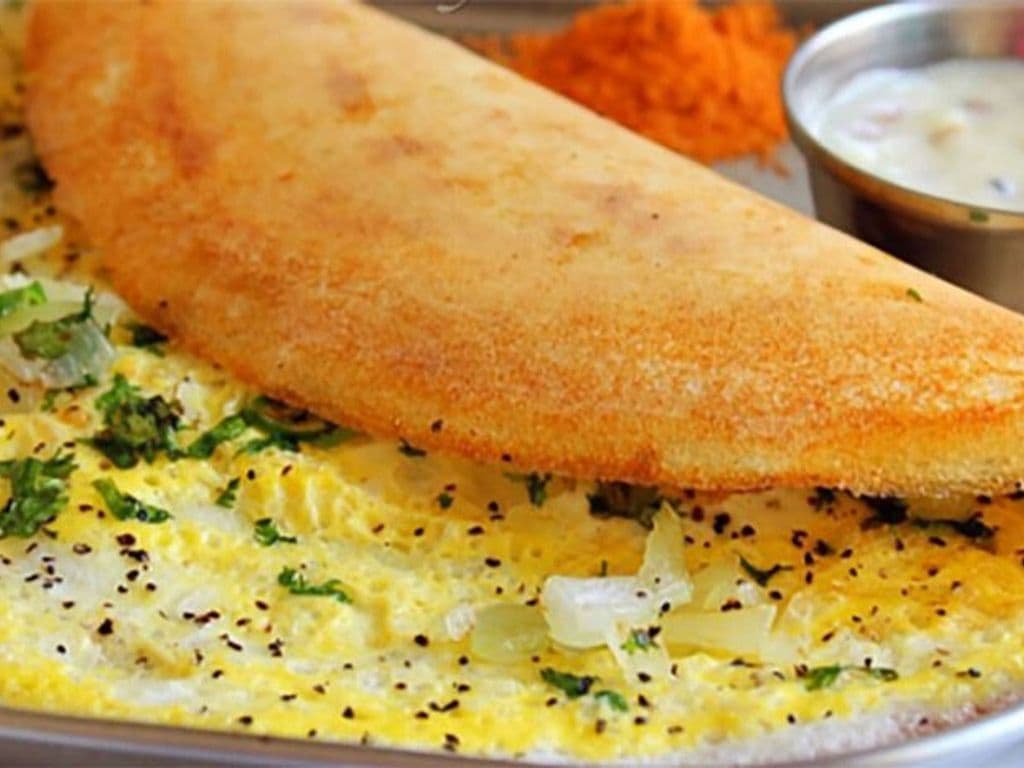 Egg Ghee Masala Dosa
