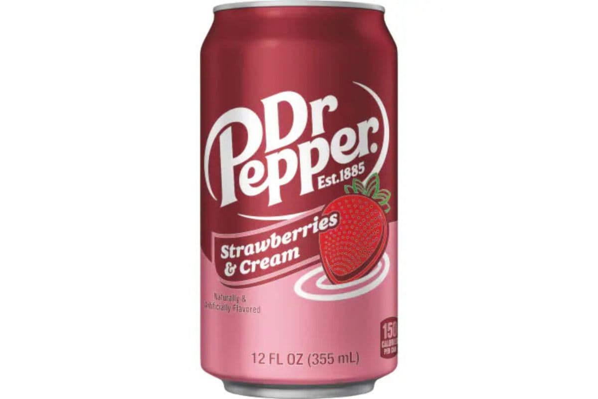 Dr Pepper Strawberries and Cream (American) (355 ml)