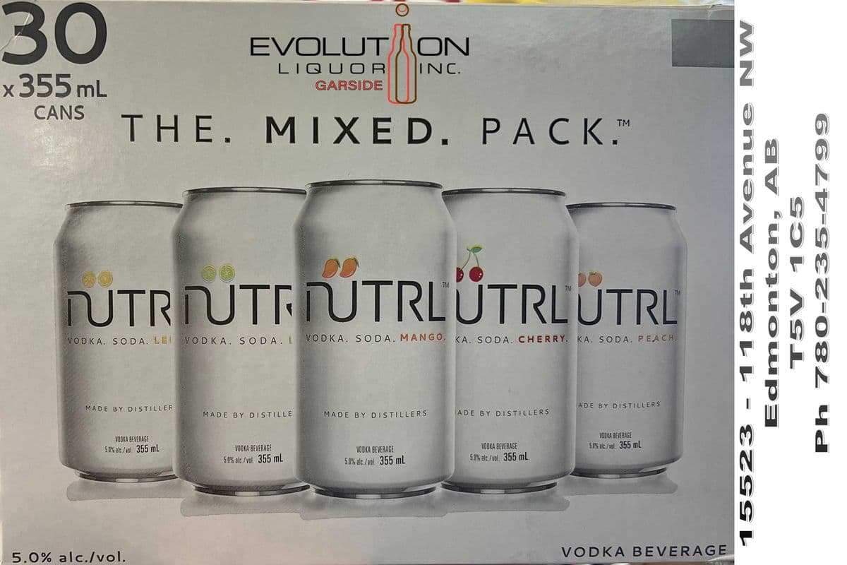 Nutrl Vodka Soda Mixer C355-30 (30 x 355ml Can)