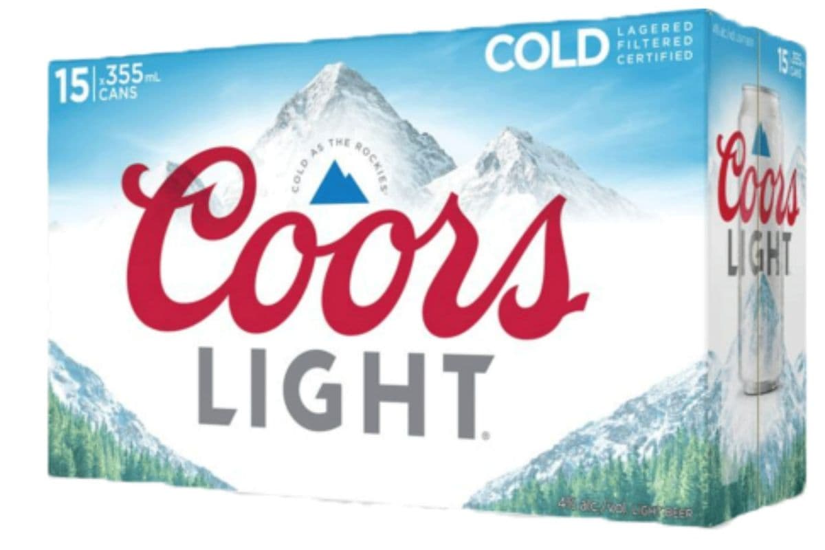Coors Light (15 x 355 ml Cans)