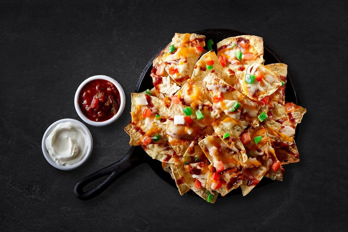 12" Classic BBQ Nachos