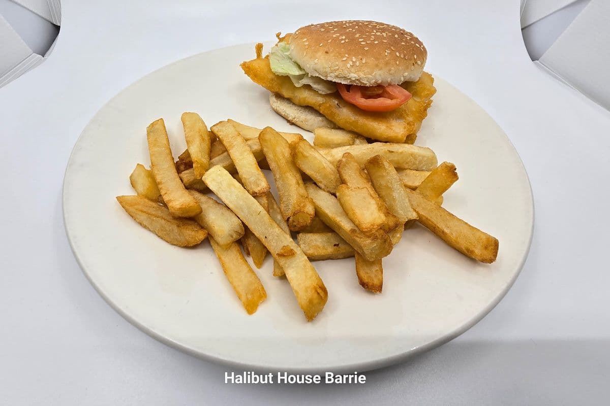 Haddock on a Bun with Fresh Cut Fries