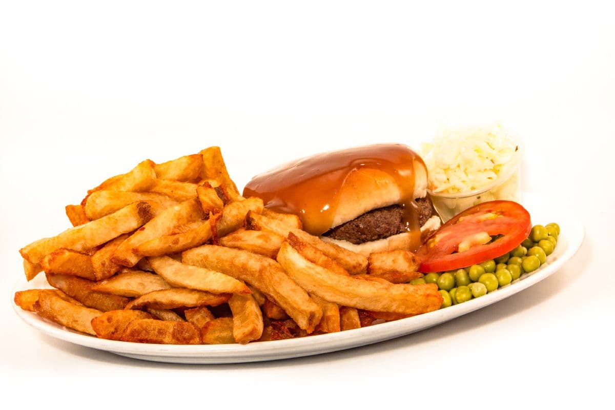 Plat Hot hamburger