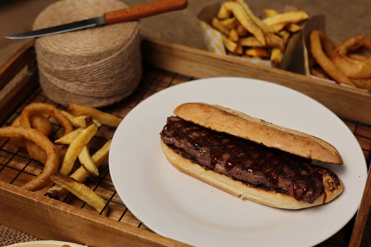 Steak on a Bun Sandwich