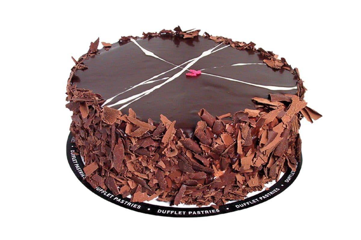 Chocolate Raspberry Truffle Cake