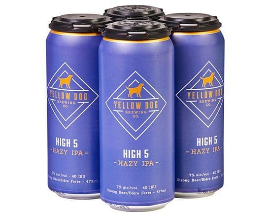 YELLOW DOG HIGH 5 HAZY IPA 4 CAN (4 X 473ML)