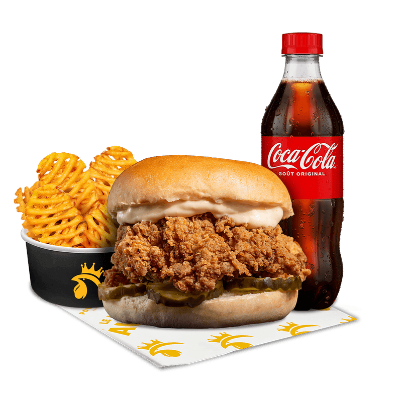 Combo Bouteille - Burger Original / Combo Bottle - Original Burger