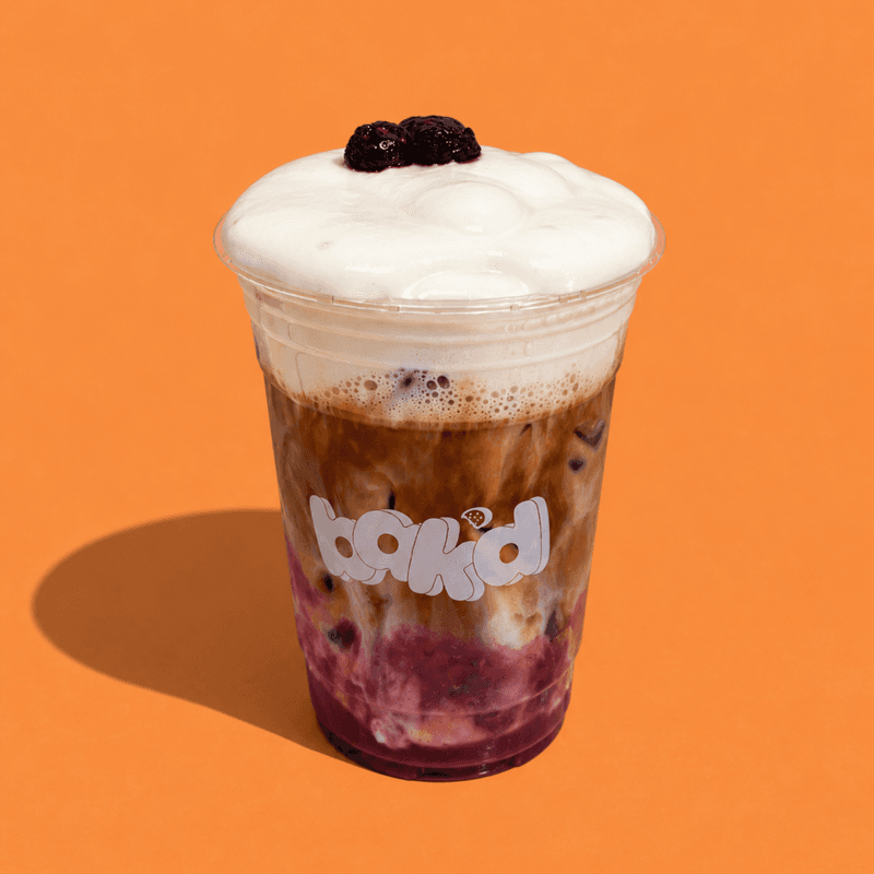 Iced Blueberry Danish Chai