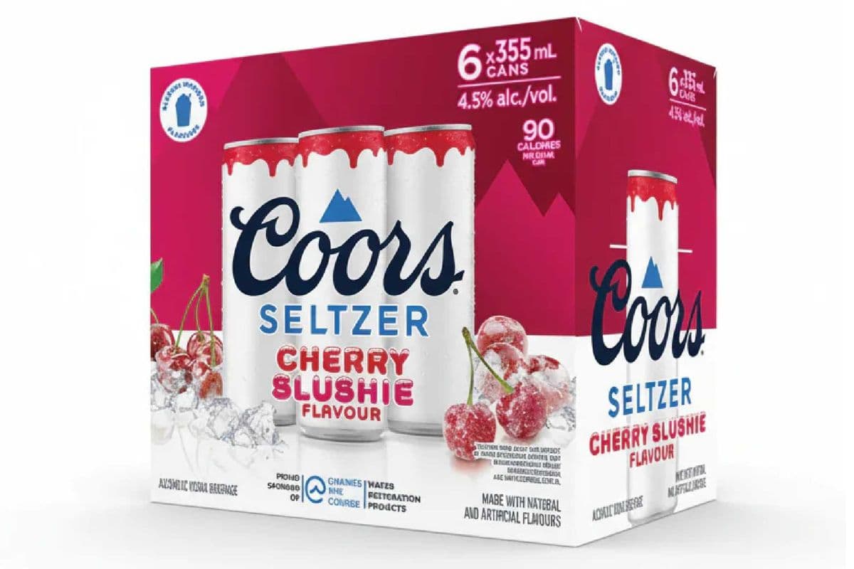 Coors Seltzer Slushie Cherry (6 x 355ml)
