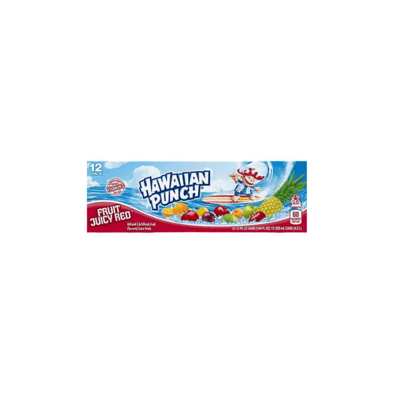 Hawaiian Punch Fruit Juicy Red 12-Pack - USA (355ml)