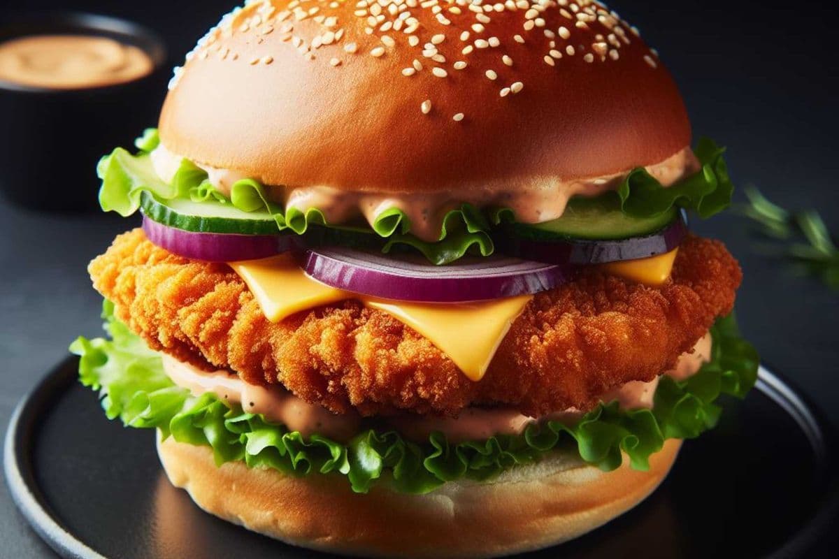 Breaded Chicken Burger