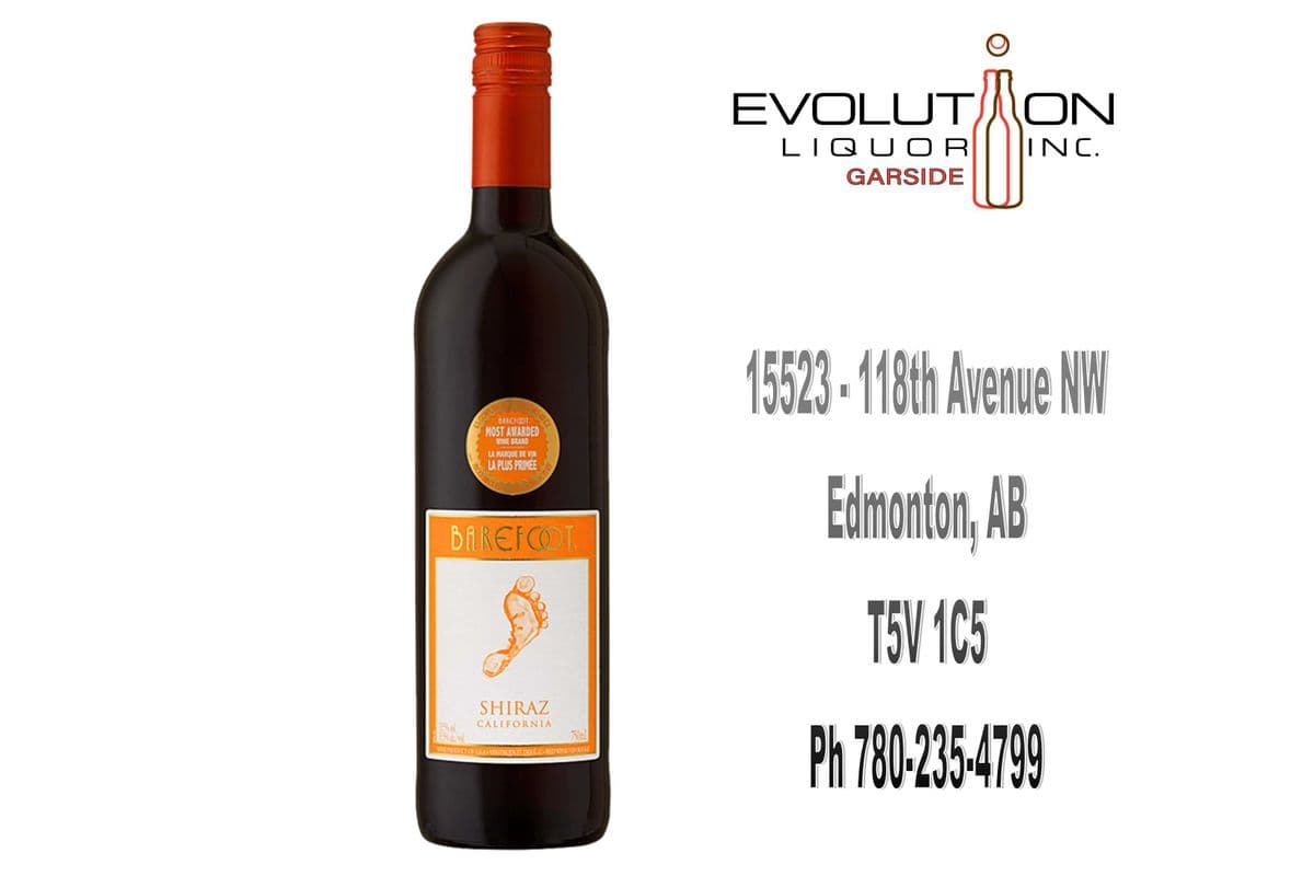 Barefoot Shiraz 0750G (1 x 750ml Glass Bottle)