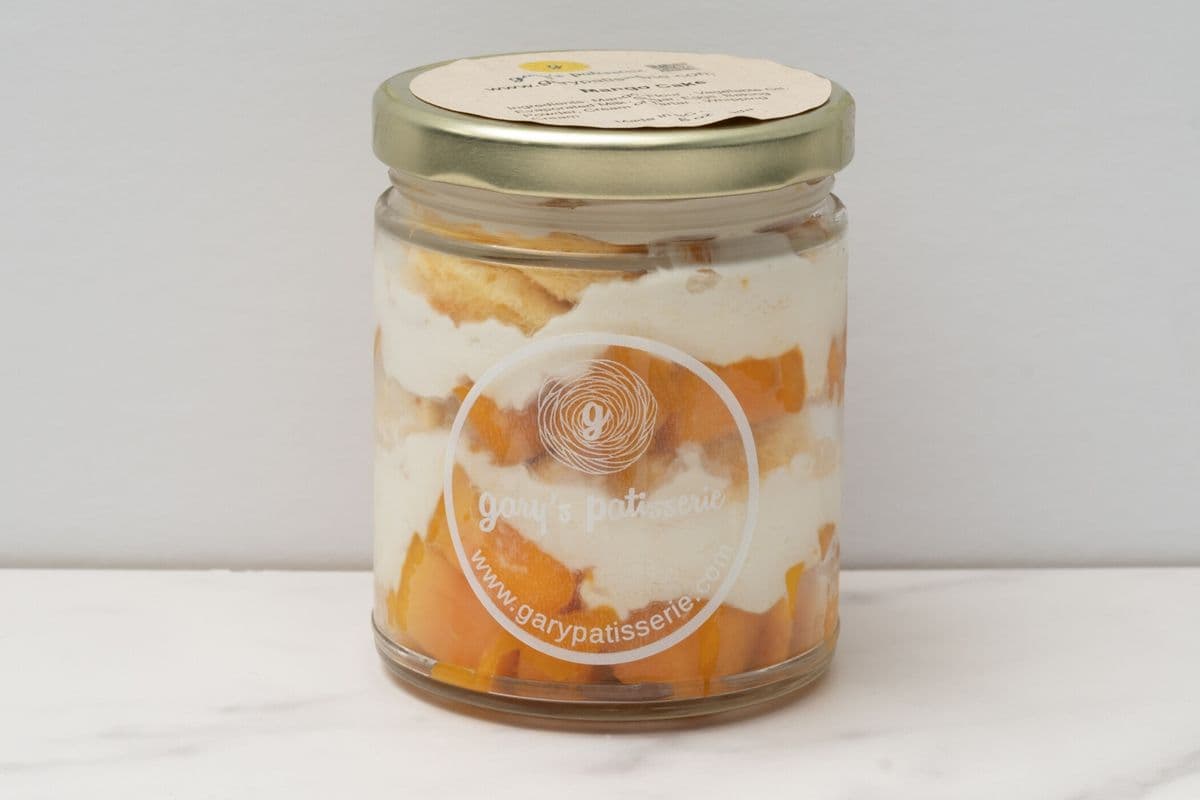Mango Cake in the Jar