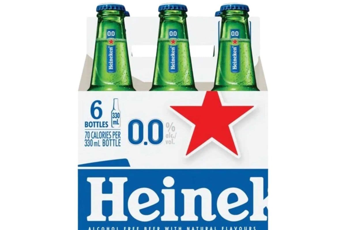 Heineken Zero (6 x 341 ml Bottles)