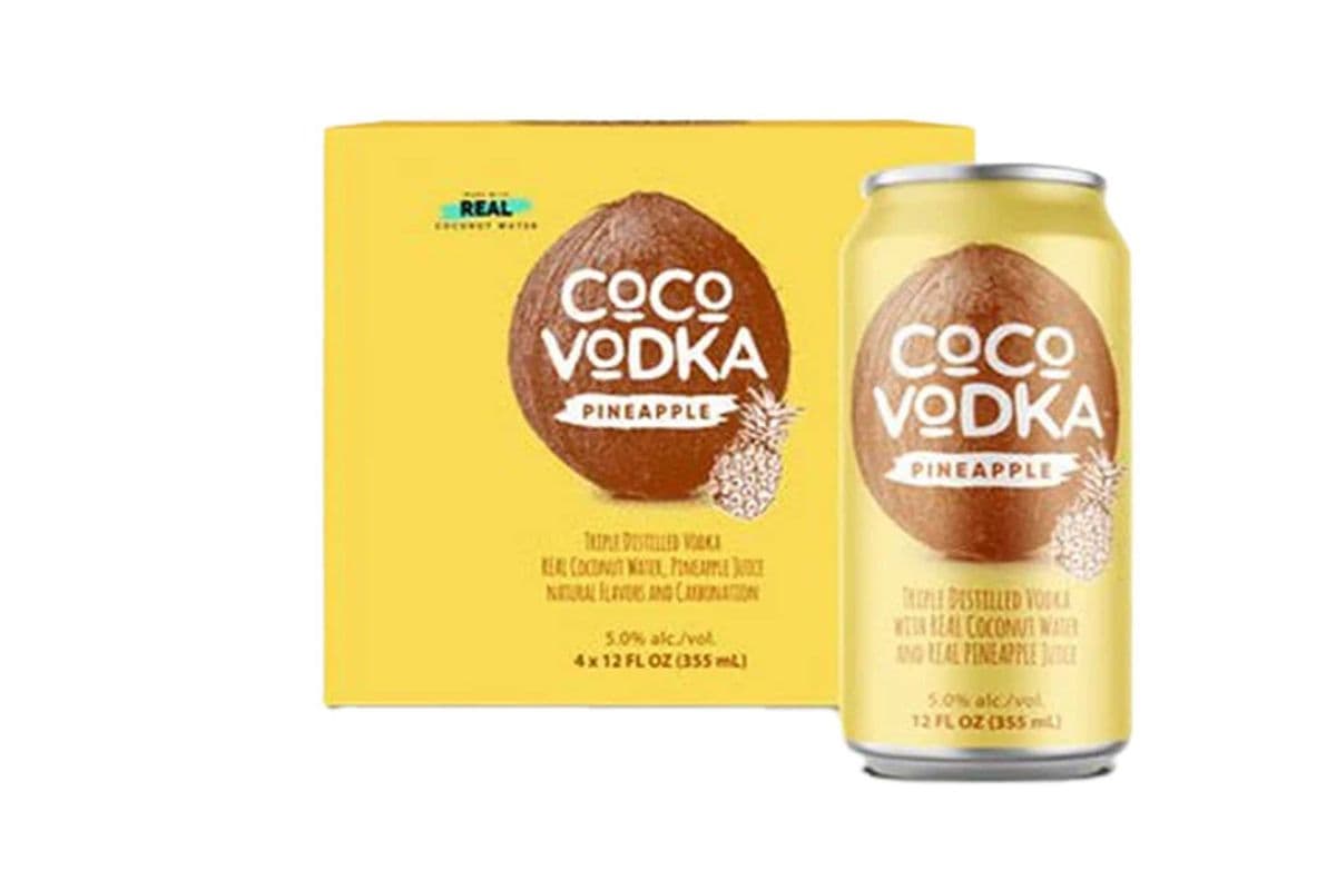COCO VODKA PINEAPPLE 4 CANS (4 x 355 ML)