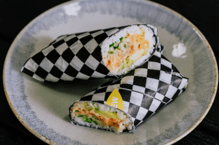 Tuna And Salmon Burrito