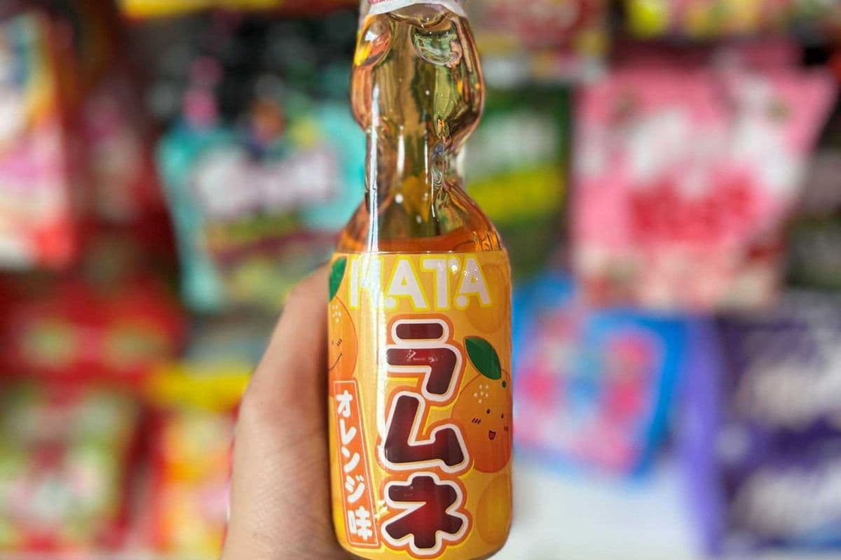 (JAPAN) HATA RAMUNE ORANGE SODA🍊✨- 200ML