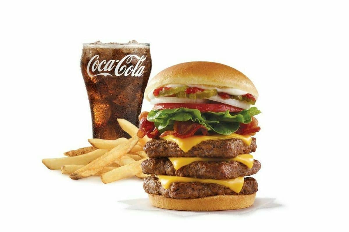 Combo Bacon De Luxe 3/4 lb Triple / Bacon Deluxe 3/4 lb* Triple Combo (Grand / Large)