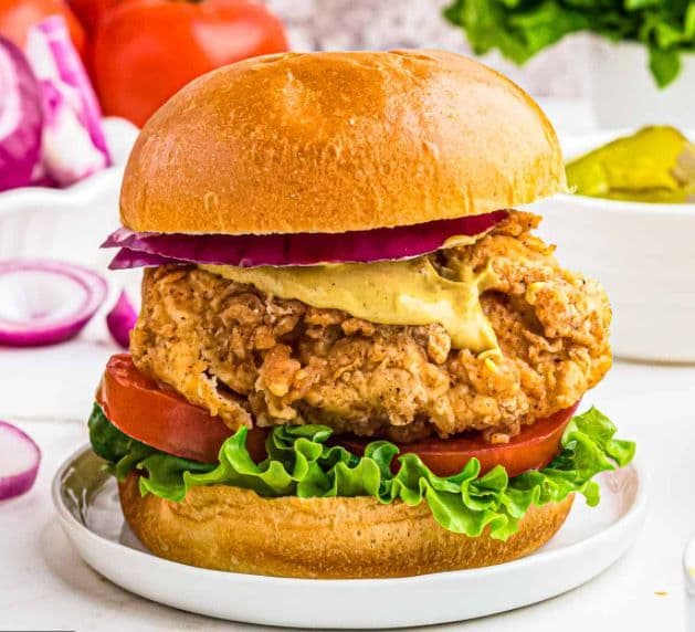 High End Chicken Burger