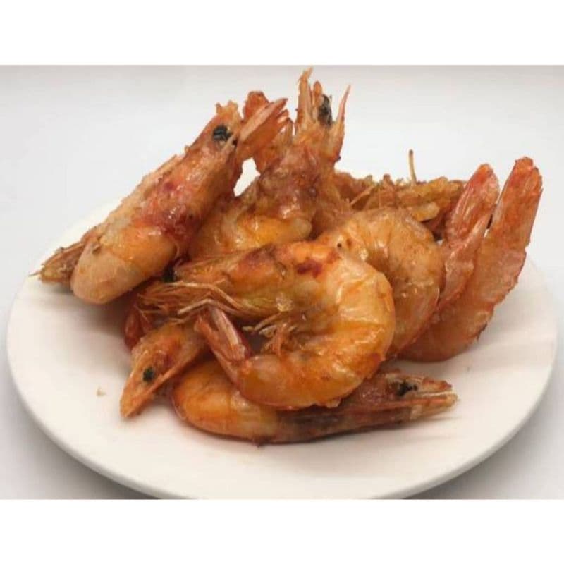 S43. 椒盐中虾Deep-Fried Shrimp with Spicy Salt