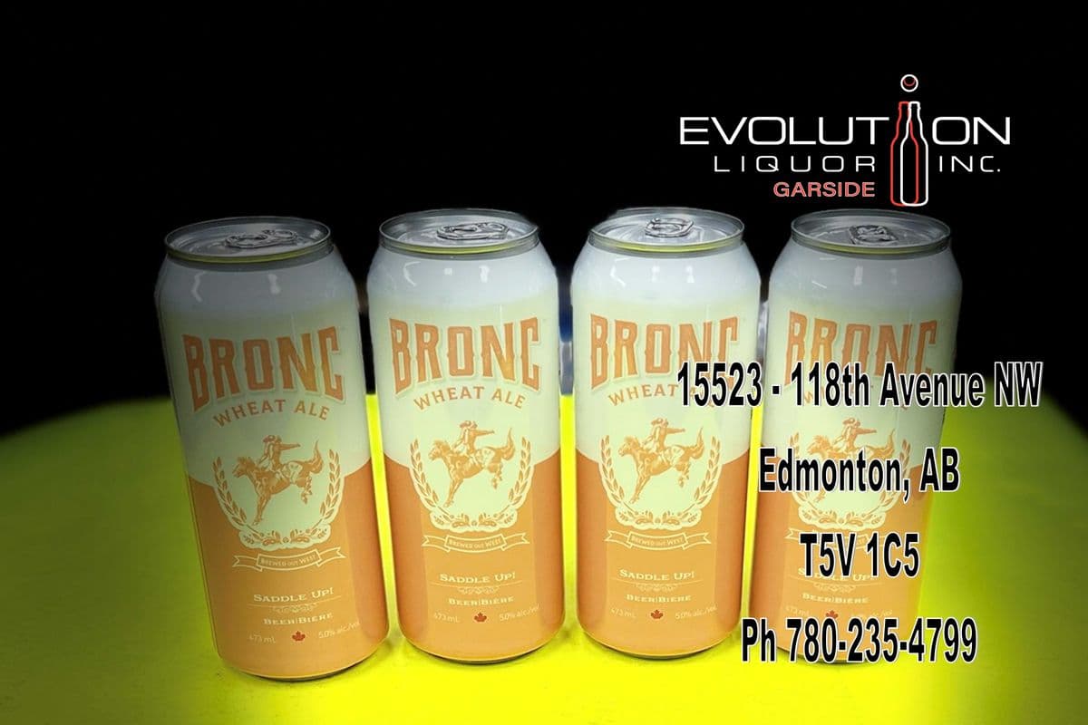 Bronc Wheat Ale C473-04 (4 x 473ml Can)