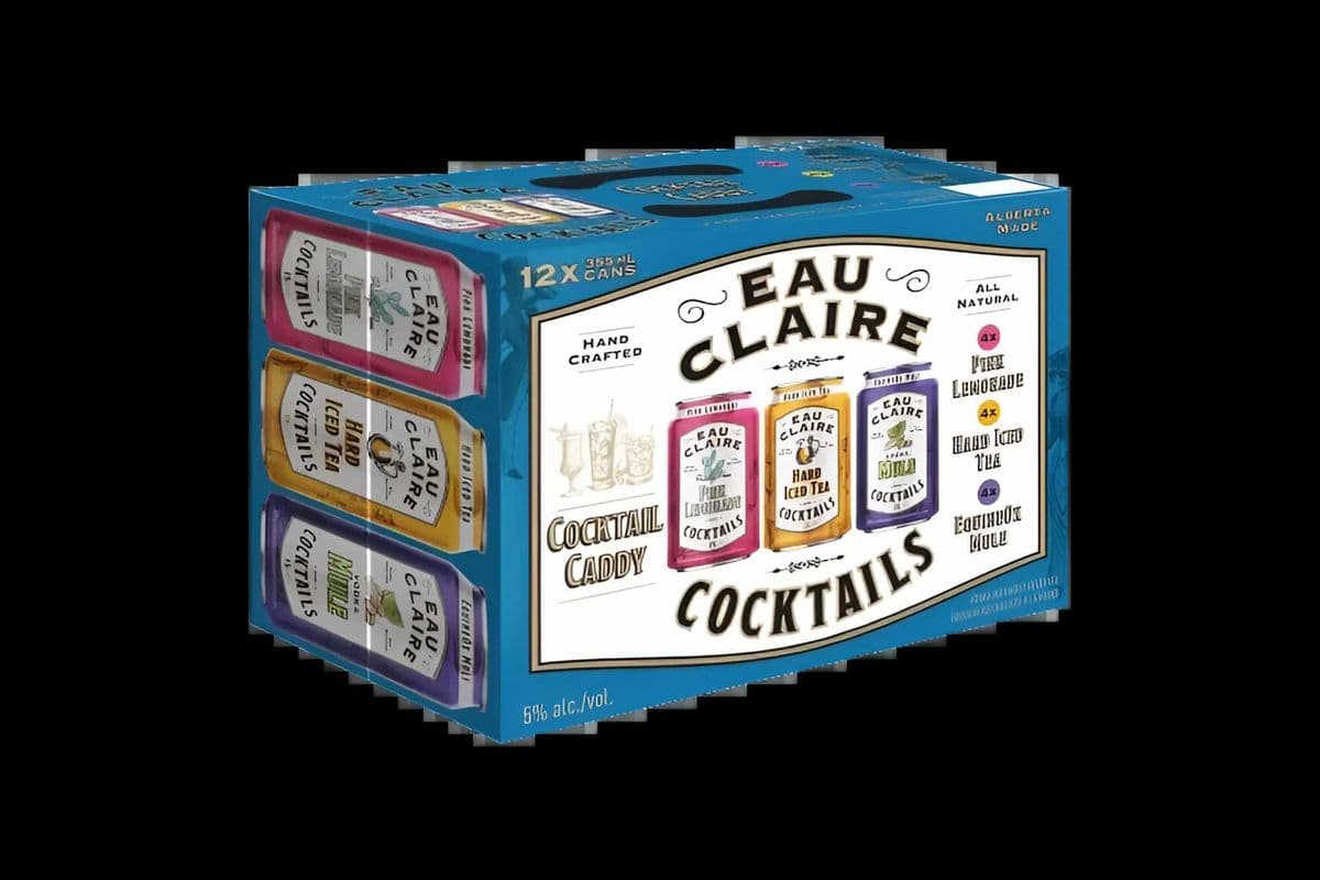EAU CLAIRE COCKTAILS CADDY MIX PACK (12 x 355ML)