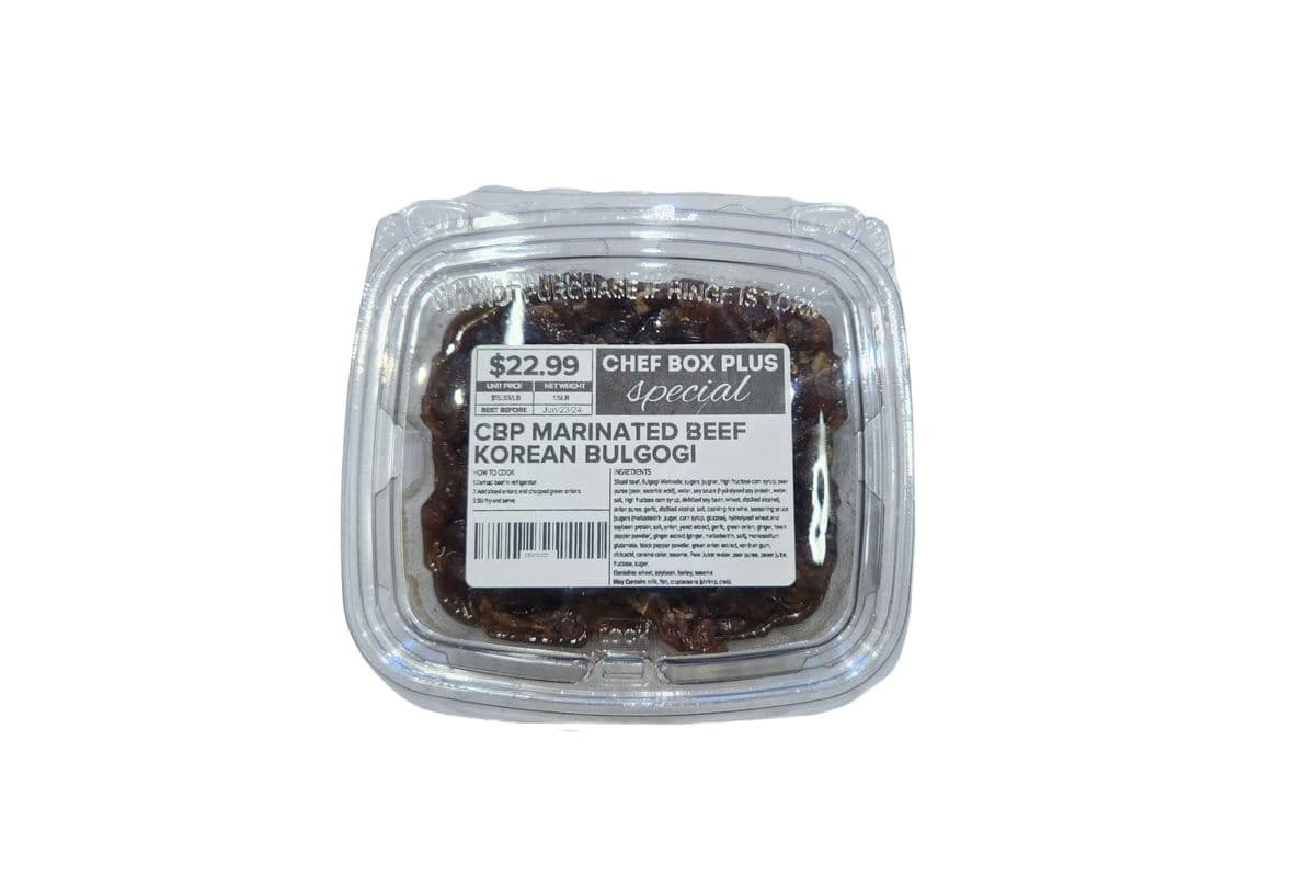 CBP MARINATED BEEF KOREAN BULGOGI FROZEN (1.5LB)
