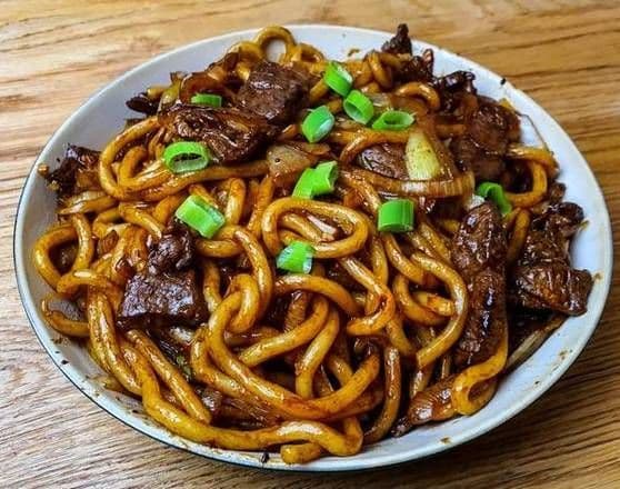 44. Beef Udon / Lo Mein Stir Fried