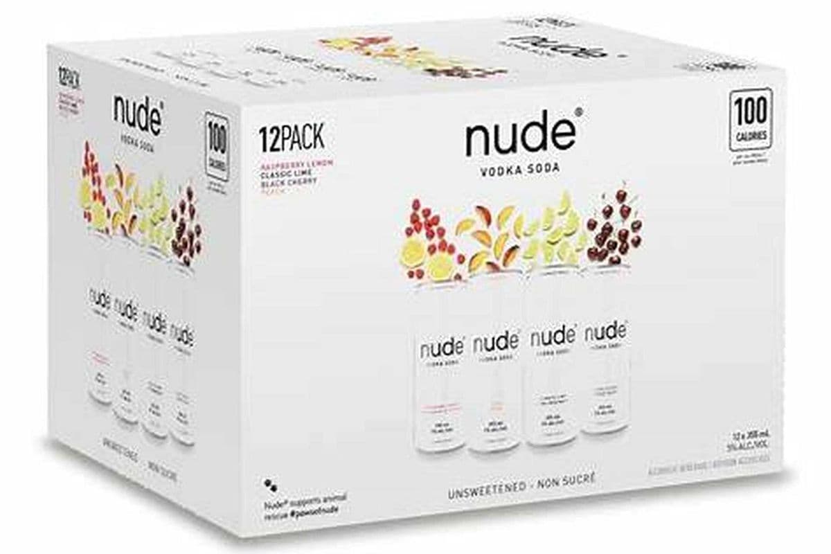 Nude Vodka Soda Mixer (12 x 355 ml Cans)