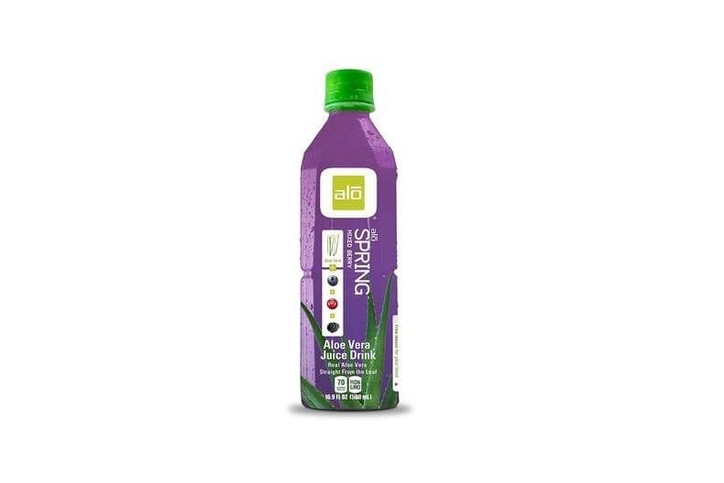 Alo Spring Aloe Vera Juice Drink, Mixed Berry (500 ml)