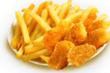 Chicken Nuggets and Fries (12 pcs)