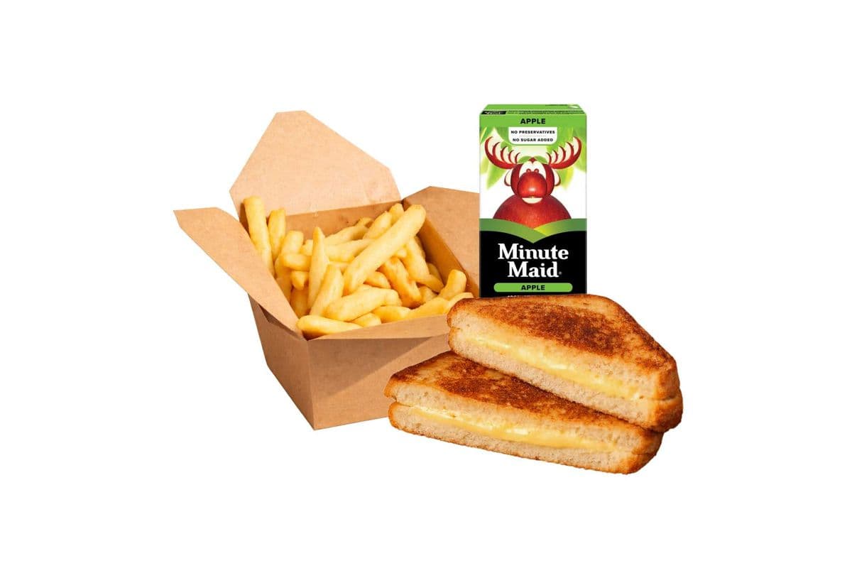 Grilled Cheese Sandwich + Fries