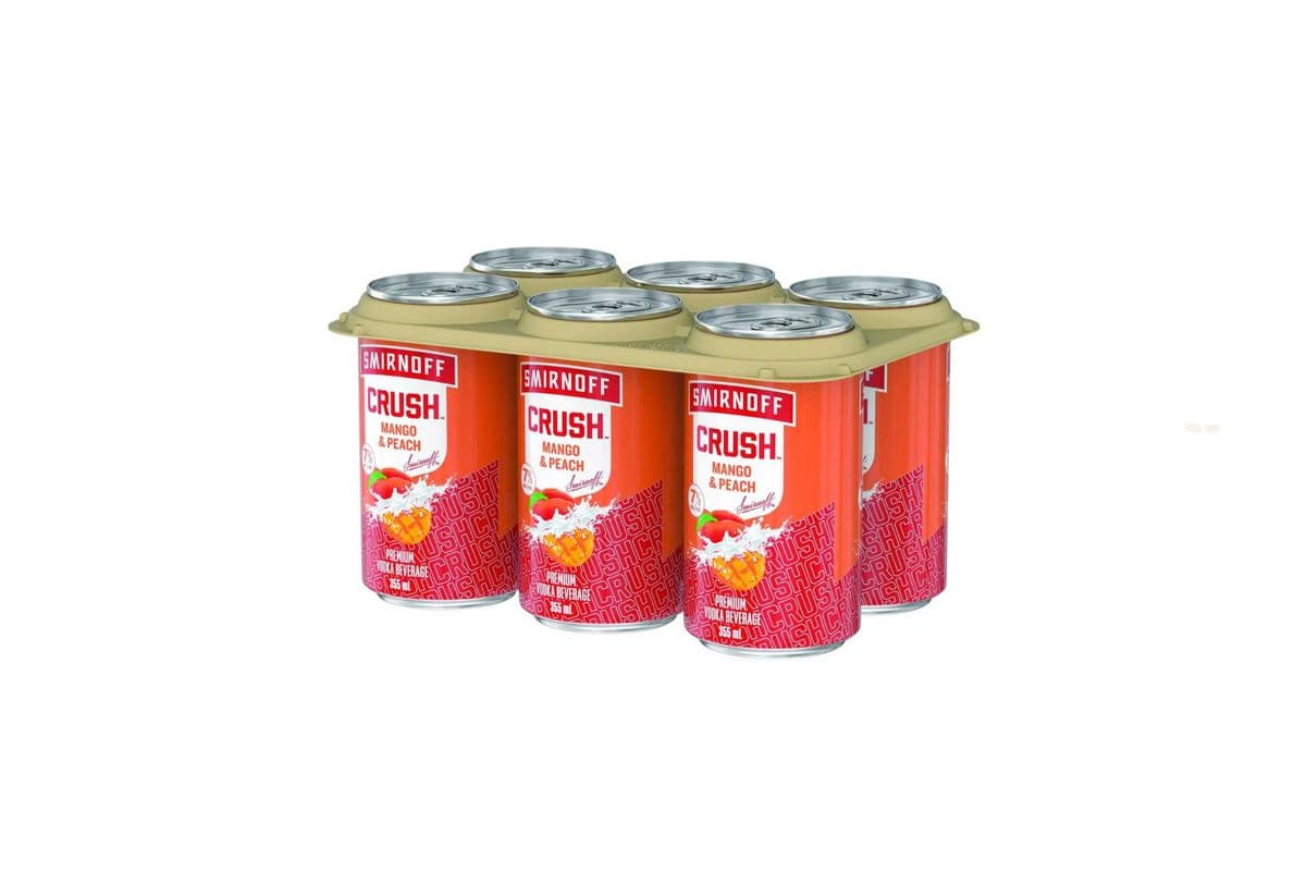 Smirnoff Crush Mango Peach (6 Cans) (1 x 6x355ML)