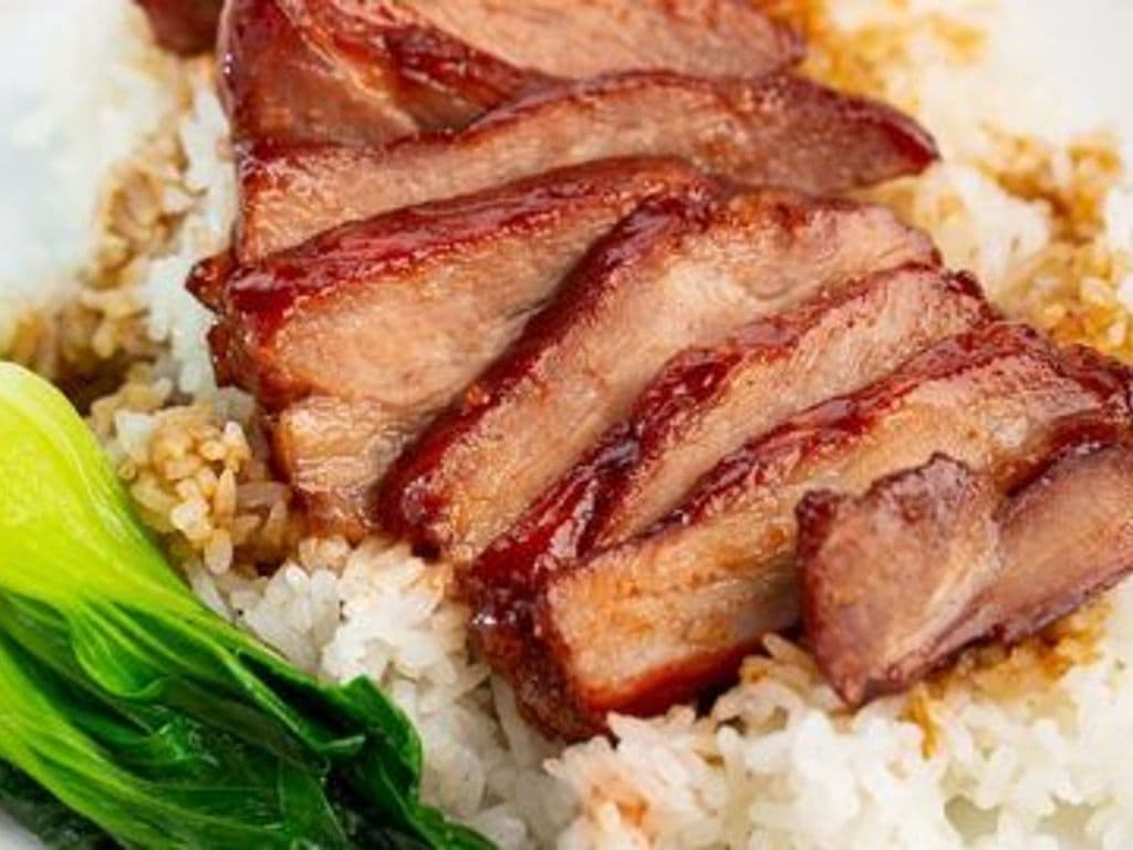 BBQ Pork on Rice 叉烧饭