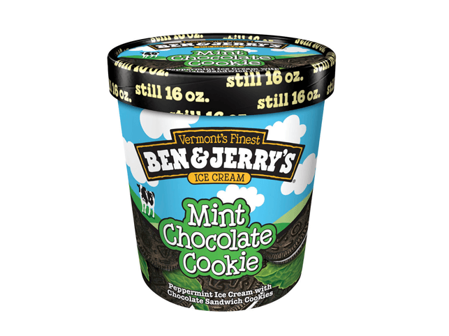 Ben & Jerry Menthe et Biscuits au Chocolat/ Mint Chocolate Cookie 473ml