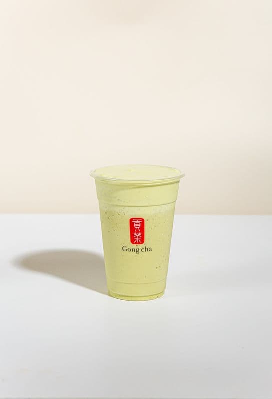 Pistachio White Chocolate Milk Tea w/Pistachio Foam (Iced)