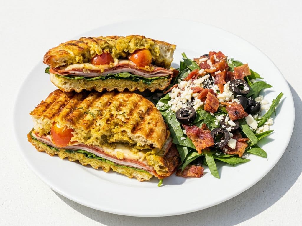Panini + Salad