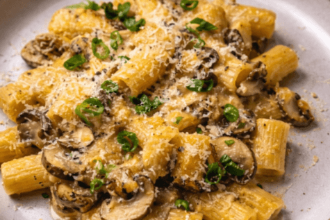 Corn & Mushroom Rigatoni