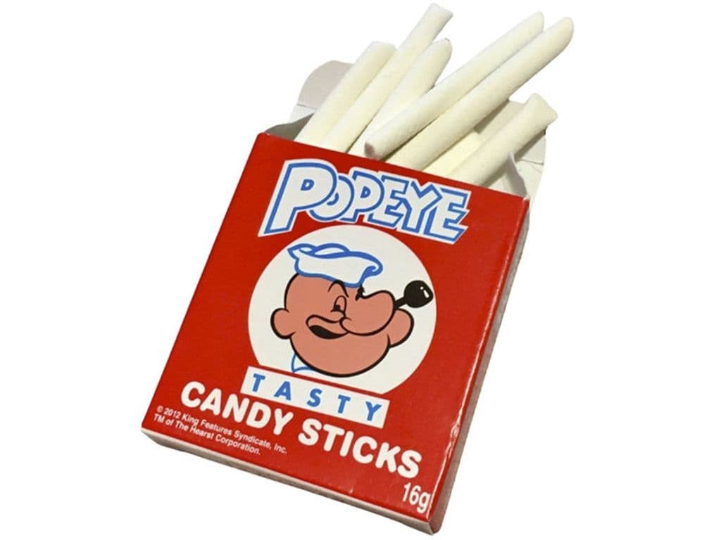 Popeye Candy Sticks Chalk Candy