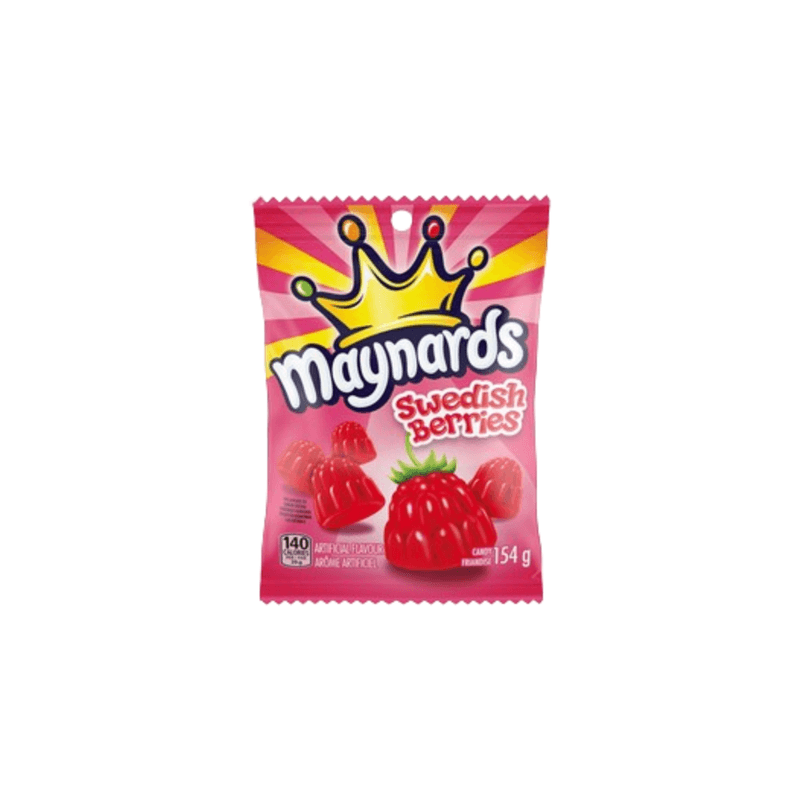 Swedish Berries Strawberries & Cream Maynards - Canada (154g)